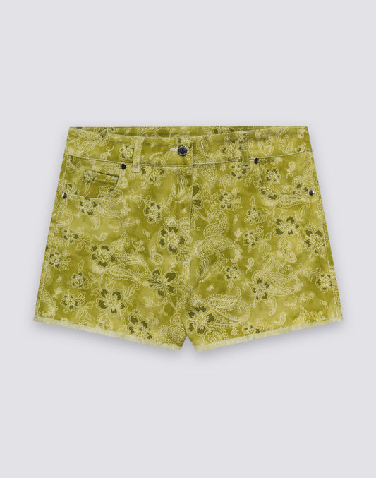 PANTALONES CORTOS DE MUJER CON ESTAMPADO HIBI PAISLEY