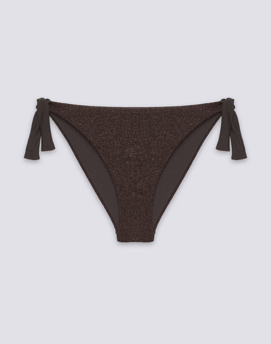 BEA - BIKINI SLIP CON FIANCHI REGOLABILI IN LUREX