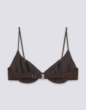 KEIRA - TOP DE BIKINI BRALETTE DE LUREX