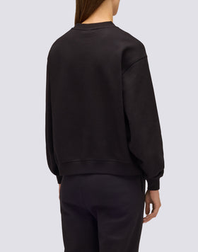 SWEAT-SHIRT FEMME COL ROND AVEC FLEUR