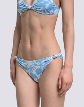 GISELLE - BAÑADOR DE CINTURA FIJA CON ESTAMPADO PATCHY FLOWERS