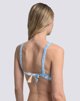 SCARLETT - TOP DE BIKINI BRALETTE CON ESTAMPADO PATCHY FLOWERS