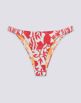 HALLE - BAÑADOR DE CINTURA FIJA CON ESTAMPADO PATCHY FLOWERS