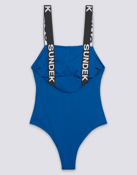MAILLOT DE BAIN ENTIER ÉLASTIQUE LOGO MARYLIN