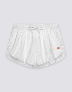 WOMEN'S JACQUARD TERRY CLOTH SHORTS WITH SK23 PATTERN