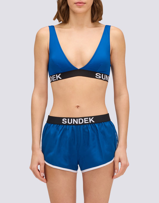 LULIN - MAILLOT DE BAIN COURT POUR FEMME AVEC TAILLE ÉLASTIQUE