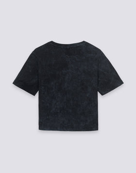 CAMISETA CROPPED DE MUJER CON LAVADO VINTAGE