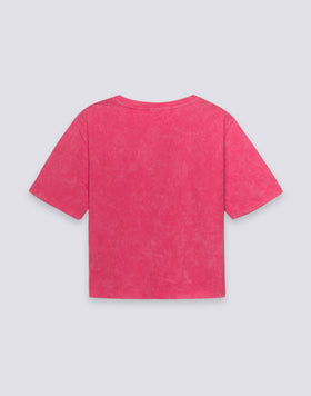 WOMEN'S CROPPED VINTAGE WASH T-SHIRT