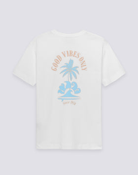 CAMISETA DE MUJER CON ESTAMPADO GOOD VIBES ONLY