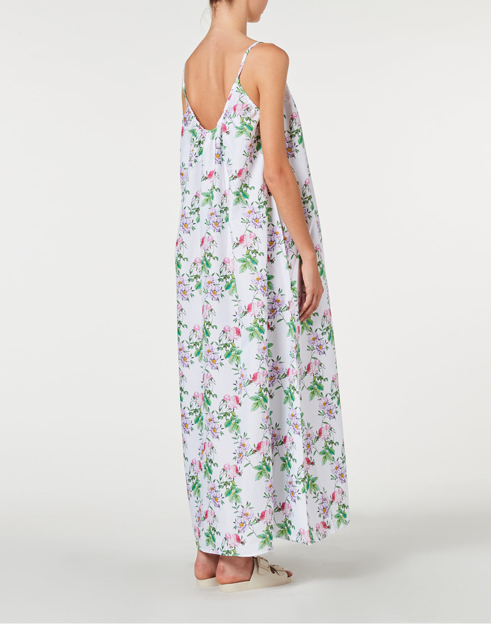 ROBE LONGUE A FLEURS