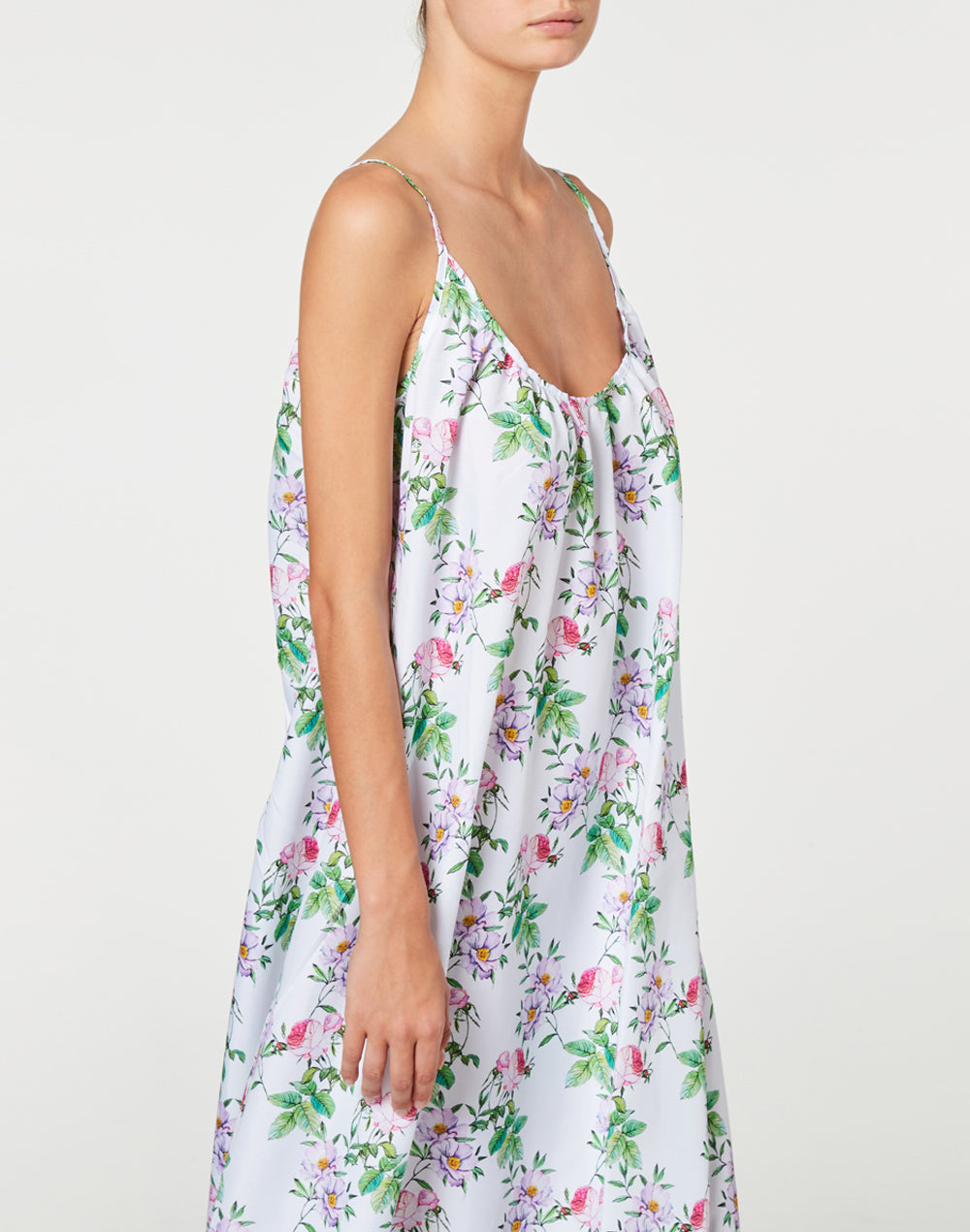 ROBE LONGUE A FLEURS