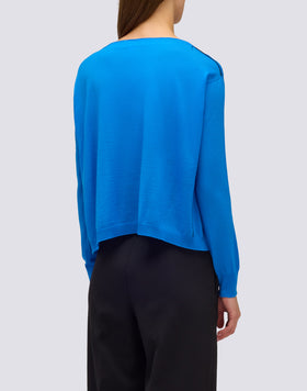 PULL EN LAINE À COL RAS DU COU POUR FEMME