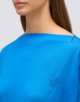 PULL EN LAINE À COL RAS DU COU POUR FEMME