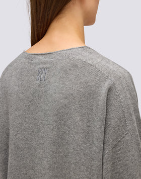 JERSEY DE LANA PARA MUJER CON ESCOTE EN V