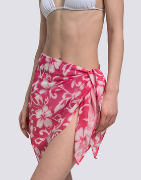 COTTON VOILE SARONG WITH SK23 PRINT