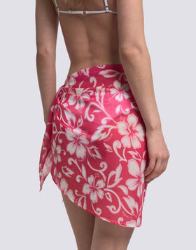 COTTON VOILE SARONG WITH SK23 PRINT
