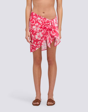 PARÉO EN VOILE DE COTON AVEC IMPRIMÉ SK23