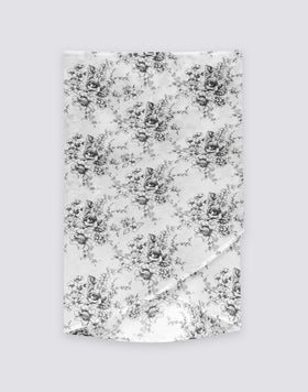 ROSE DE JOIE PRINT COTTON VOILE SARONG