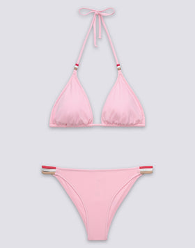 JENNIFER TOP A TRIANGOLO E SLIP FISSO ARCOBALENO