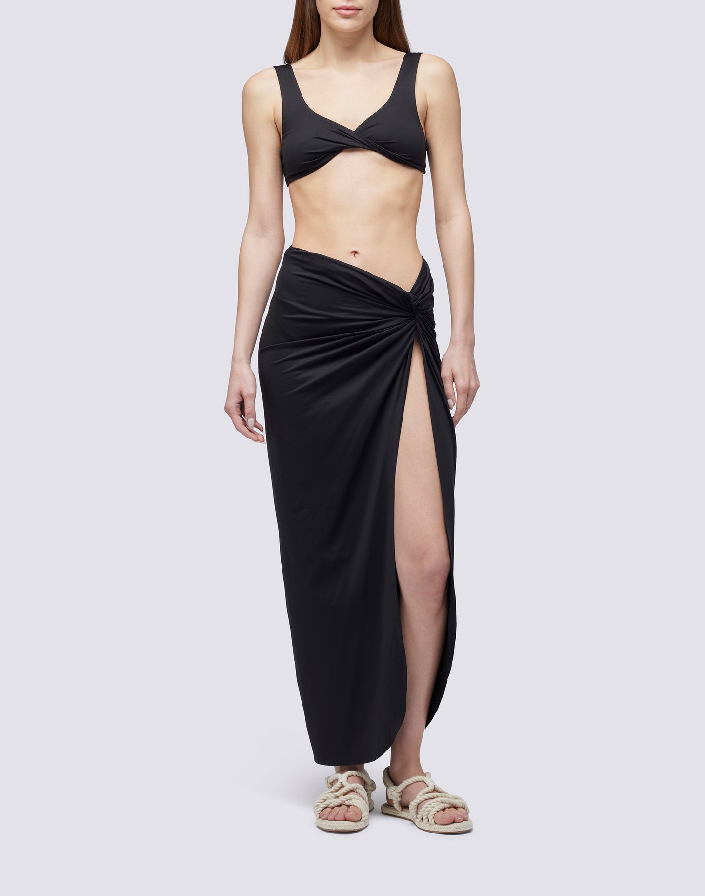 PAREO SKIRT IN WRINKLED EFFECT SARONG