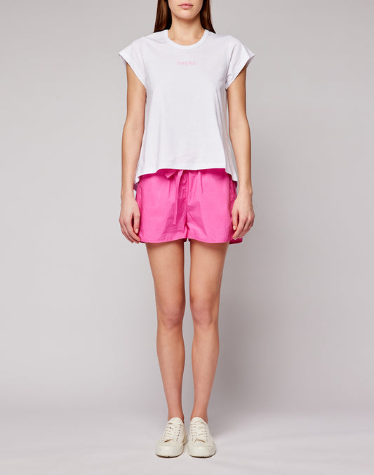 COTTON POPLIN SHORTS