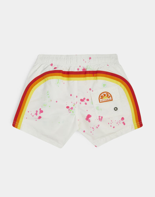 SHORT DE BAIN COURT TAILLE ÉLASTIQUE