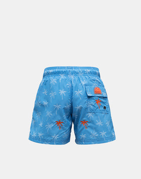 SHORT SWIM SHORTS WITH AN ELASTICATED WAISTBAND