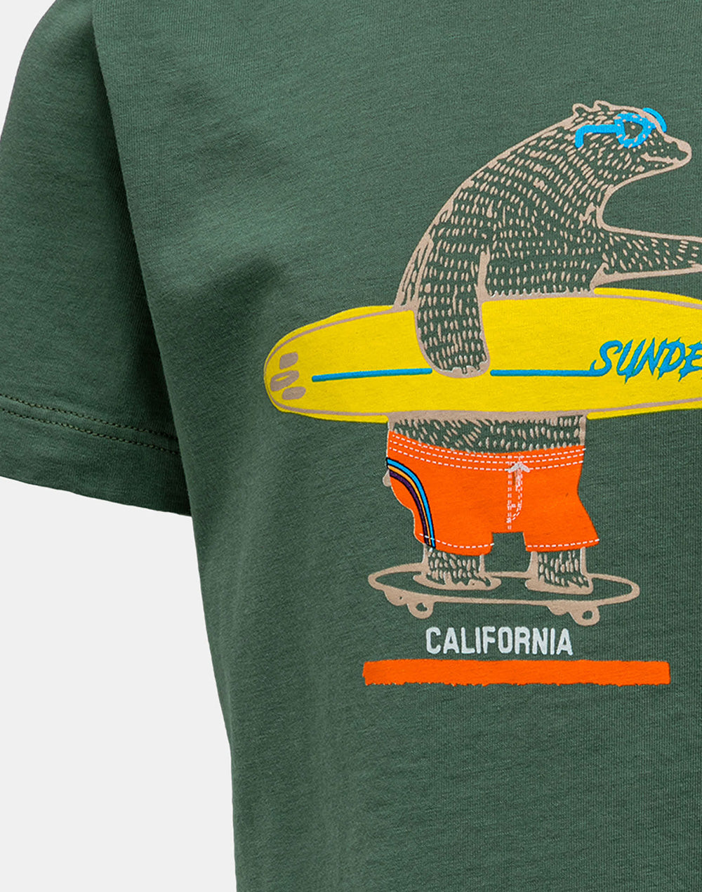 T-SHIRT AVEC MOTIF CALIFORNIA SURFIN' BEAR