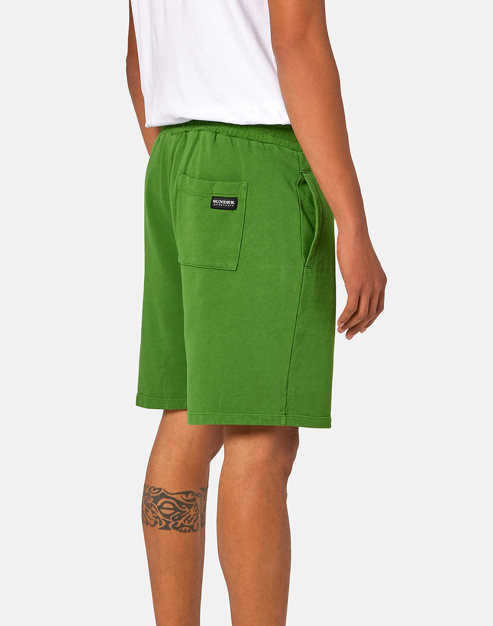 GARMENT-DYED FLEECE WALKING SHORTS