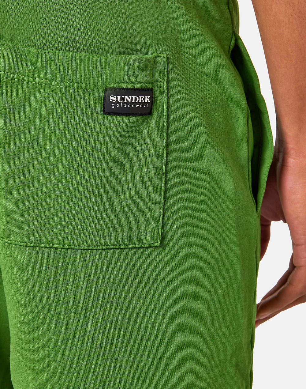 GARMENT-DYED FLEECE WALKING SHORTS