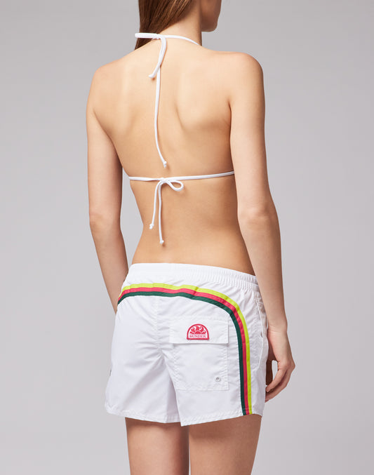 COAST - SHORT DE PLAGE LONGUEUR MIDI AVEC TAILLE ÉLASTIQUE