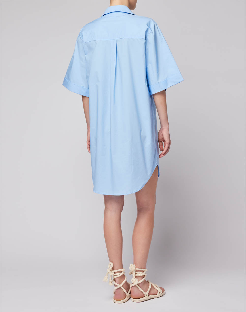 POPLIN SHORT DRESS