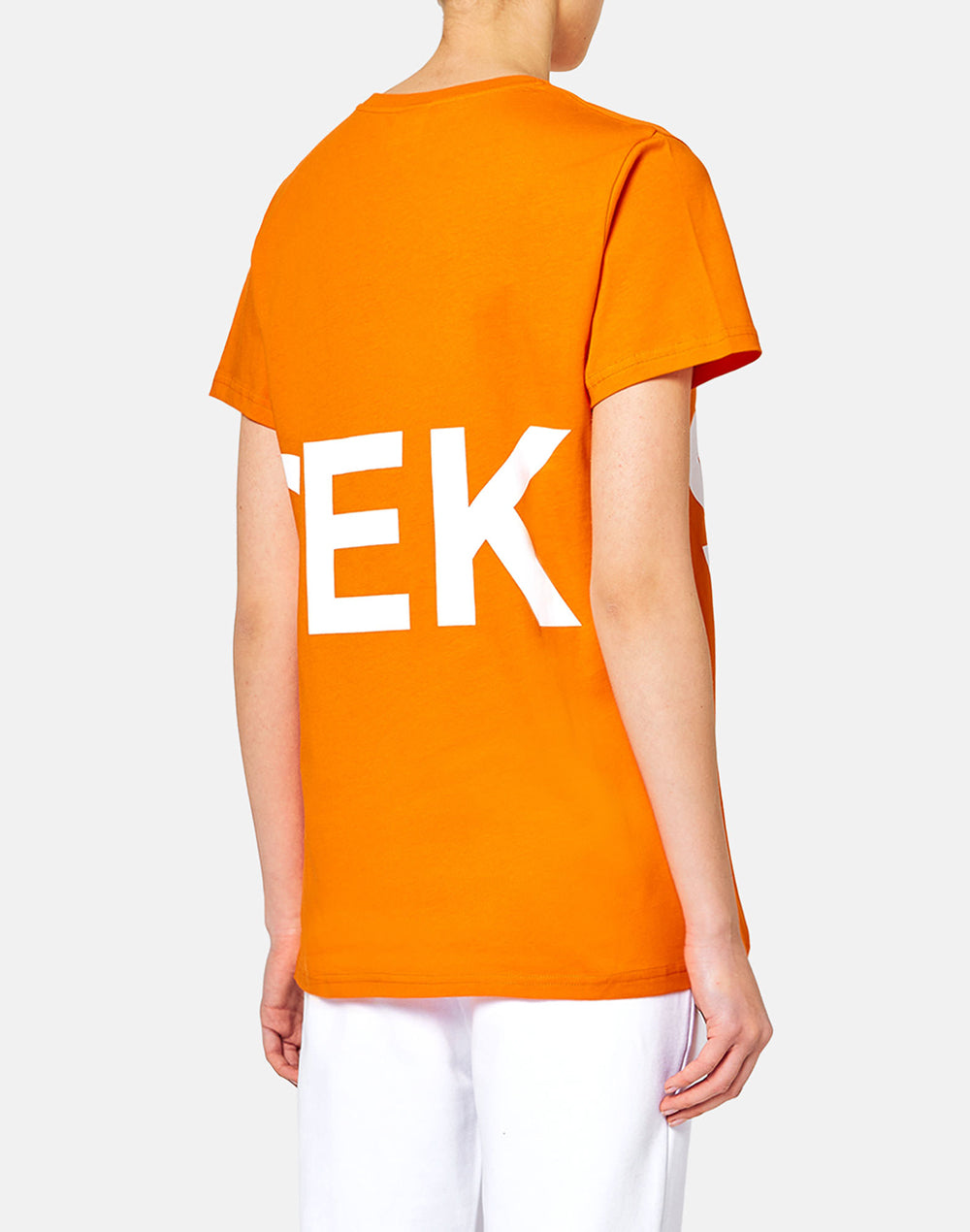 OVERSIZED ORGANIC COTTON T-SHIRT WITH PRINTED LOGO 